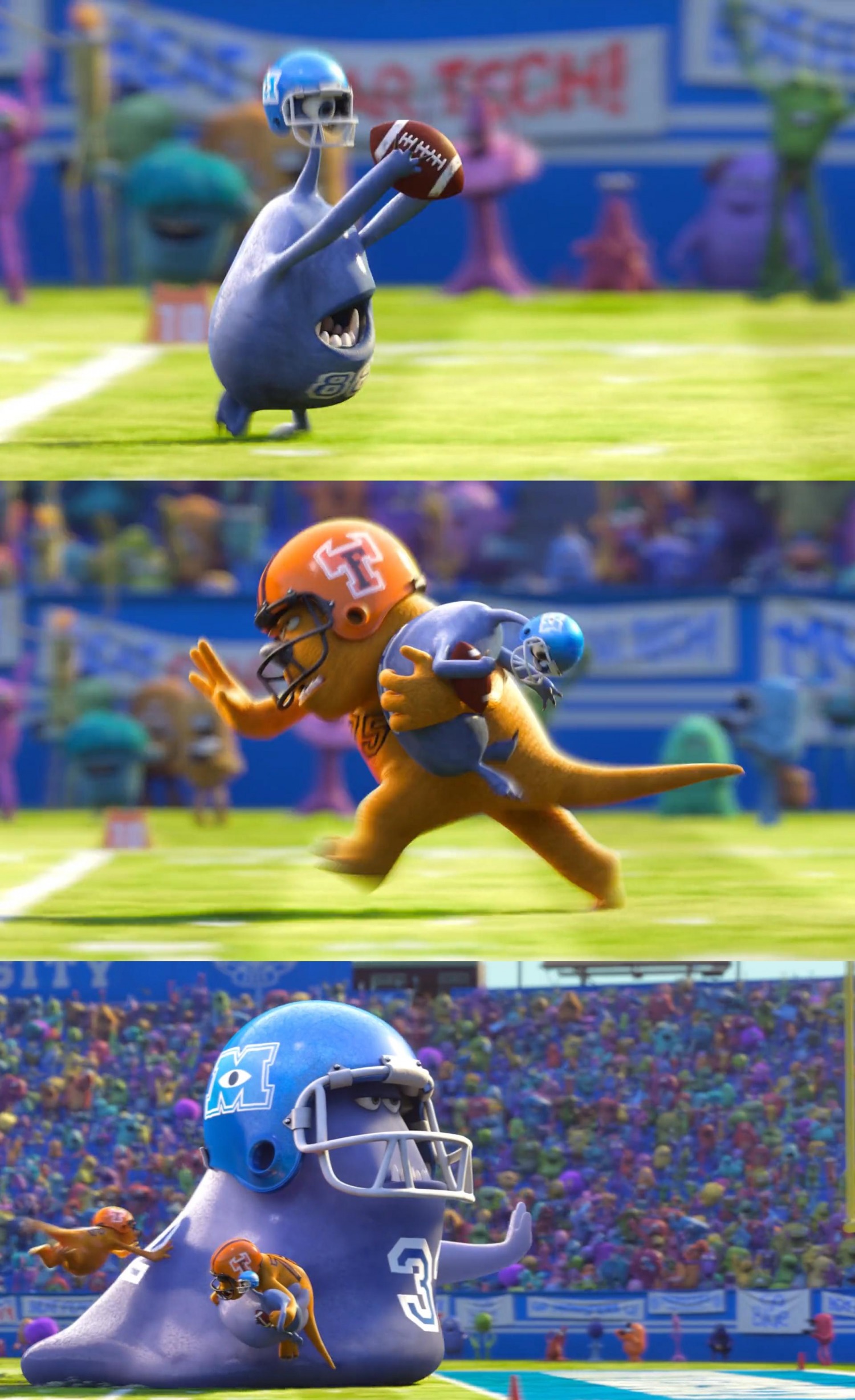 Monsters University Football Blank Meme Template