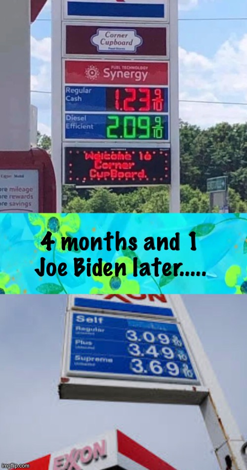 Build back better | 4 months and 1 Joe Biden later..... | image tagged in 2 hours later,memes,biden,politics lol | made w/ Imgflip meme maker
