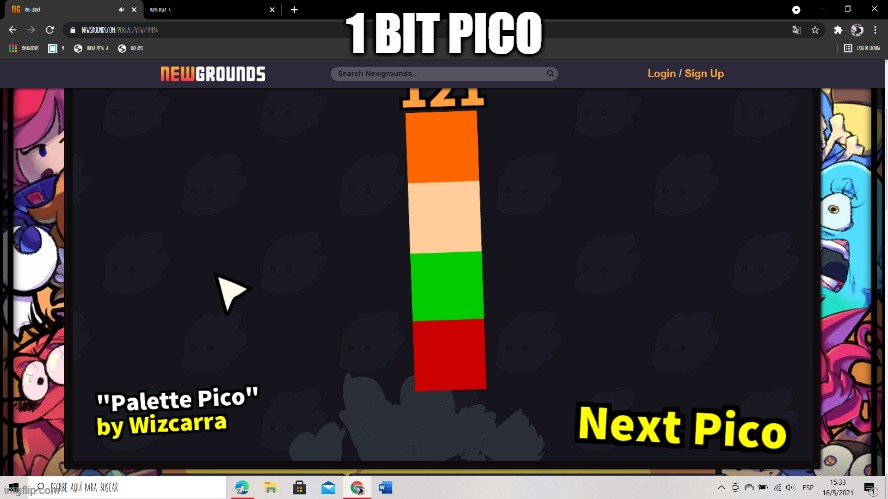 1 bittts | 1 BIT PICO | image tagged in friday night funkin | made w/ Imgflip meme maker