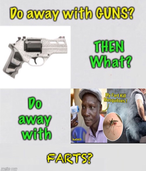 Guns?  What Next? | FARTS? | image tagged in memes,guns,2a,second amendment | made w/ Imgflip meme maker