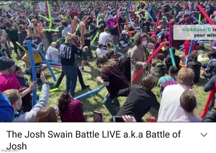 Josh Swain Battle | image tagged in josh swain battle | made w/ Imgflip meme maker