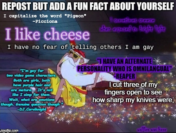 I'm more hardheaded than hardwood flooring | I cut three of my fingers open to see how sharp my knives were, | made w/ Imgflip meme maker