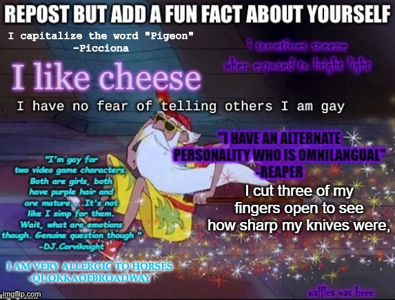 Heh | I AM VERY ALLERGIC TO HORSES
-QUOKKAOFBROADWAY | made w/ Imgflip meme maker