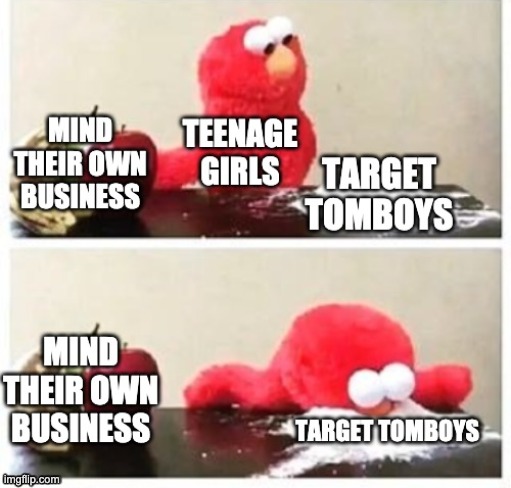 Teenage Girls | image tagged in elmo cocaine | made w/ Imgflip meme maker
