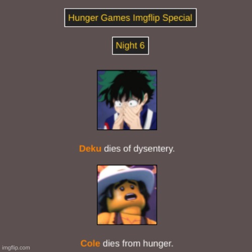 2 Deaths In 1 Night | made w/ Imgflip meme maker