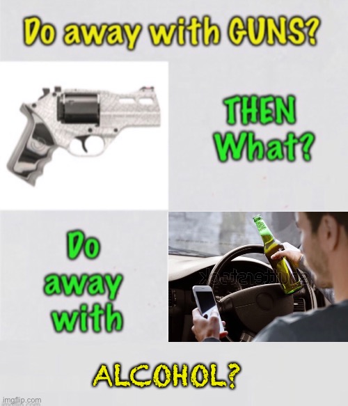 What Next? | ALCOHOL? | image tagged in 2a,gun control is people control,dems are marxists,dems hate america,they just want to control you | made w/ Imgflip meme maker