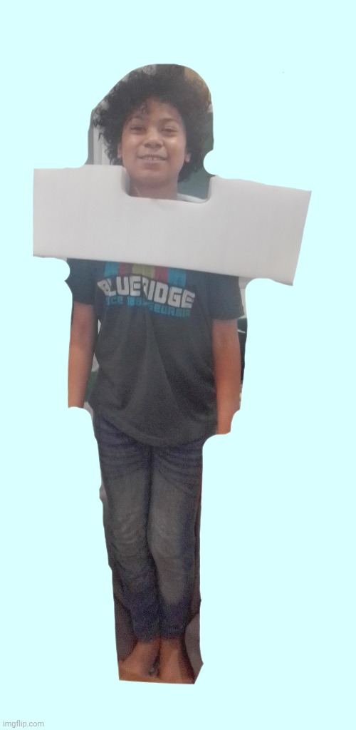 Bc I'm out of post ideas here take me wearing makeshift Minecraft armor (blued out for privacy reasons) | made w/ Imgflip meme maker