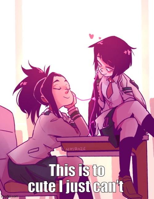 Cute ship |  This is to cute I just can’t | image tagged in bnha,ship | made w/ Imgflip meme maker