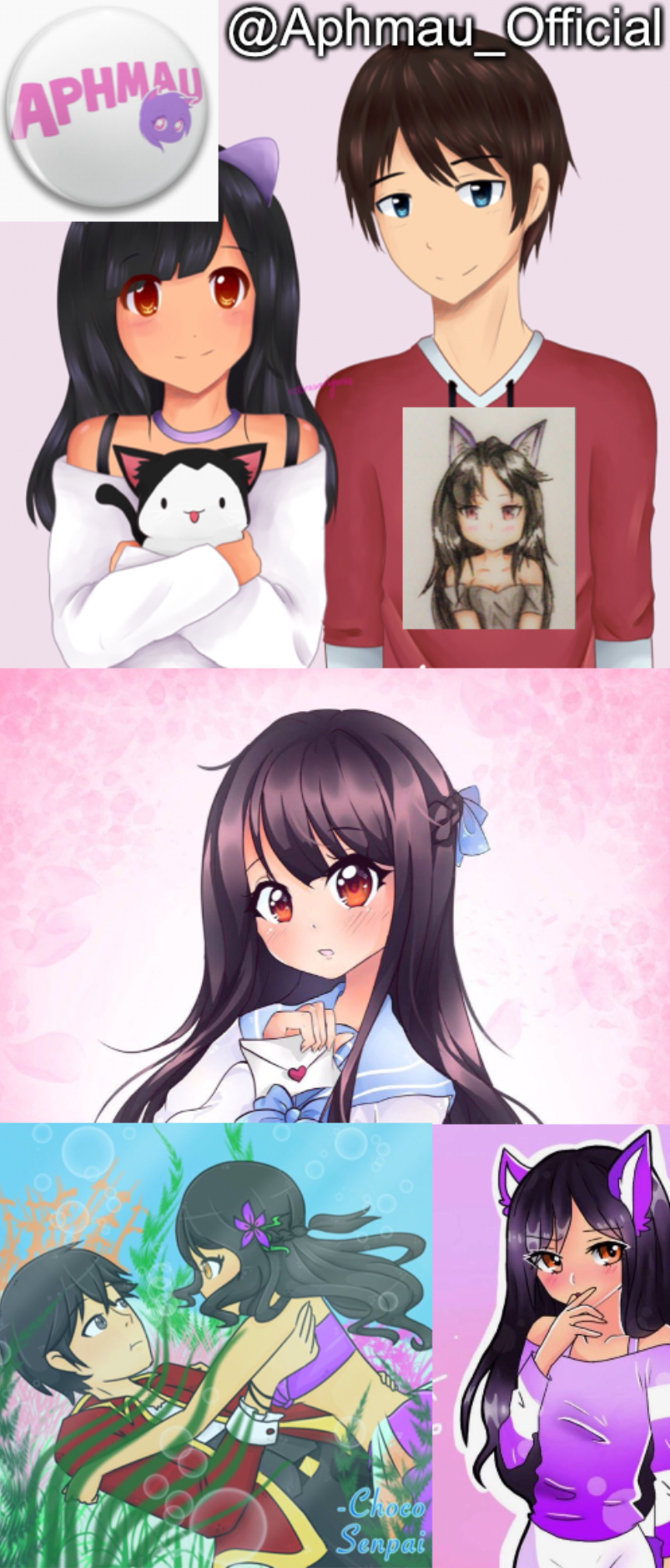 Aphmau_Official’s annoucment template V2 Blank Meme Template