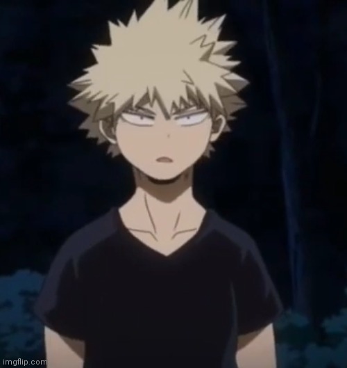 Confused Kacchan | image tagged in my hero academia | made w/ Imgflip meme maker