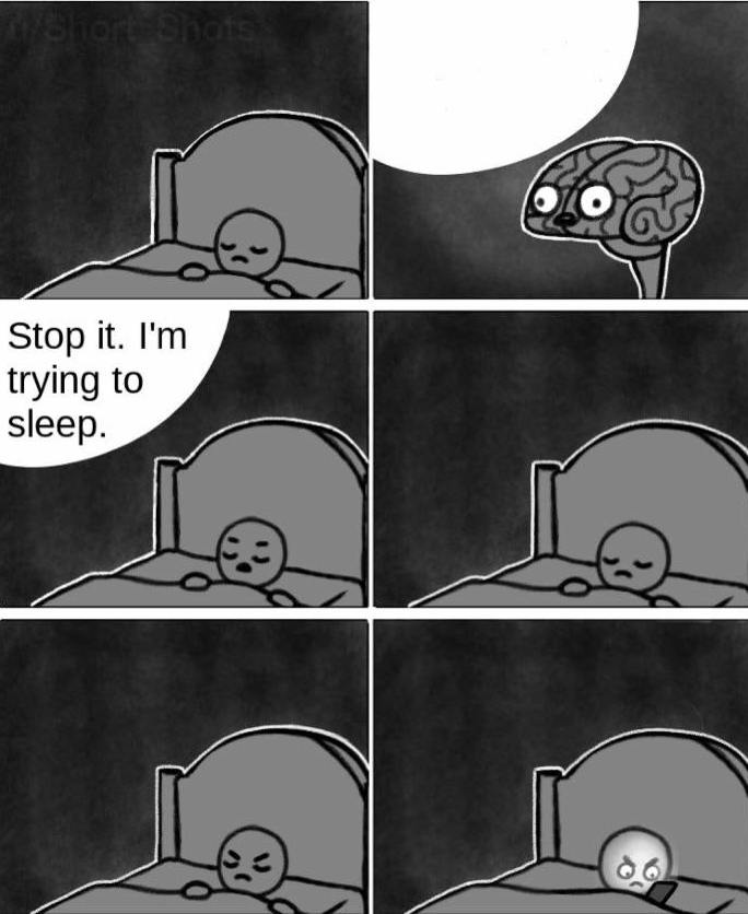 Stop it I'm trying to sleep Blank Meme Template