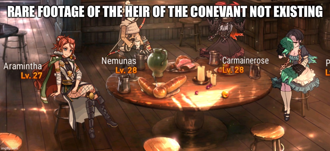 RARE FOOTAGE OF THE HEIR OF THE CONEVANT NOT EXISTING | image tagged in o | made w/ Imgflip meme maker