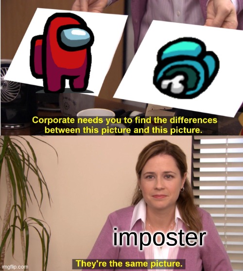 the same thing | imposter | image tagged in memes,they're the same picture | made w/ Imgflip meme maker