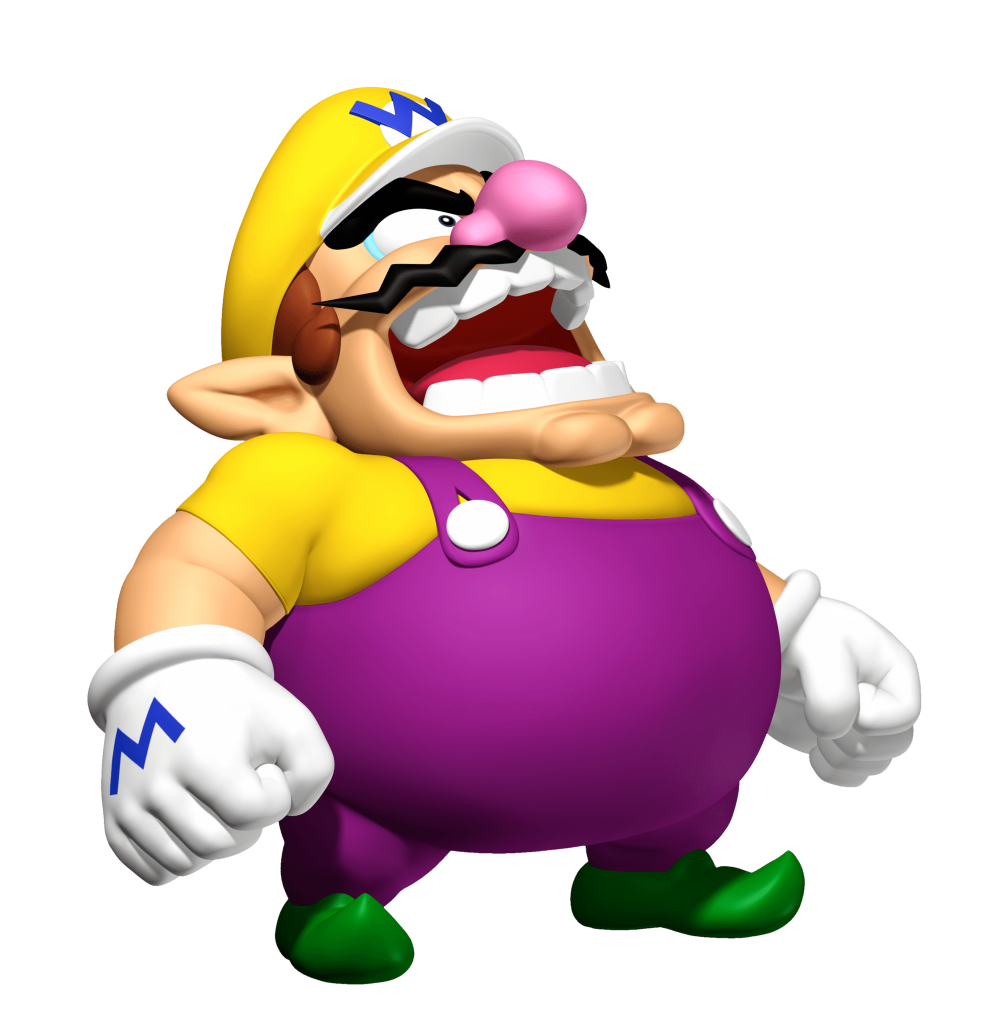 High Quality wario looking up Blank Meme Template