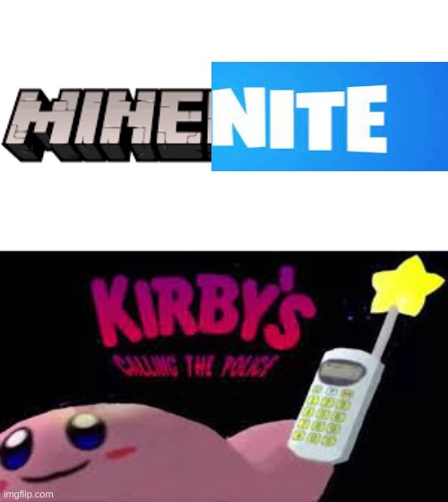 not this, anything but this | image tagged in fortnite,minecraft,kirby's calling the police | made w/ Imgflip meme maker