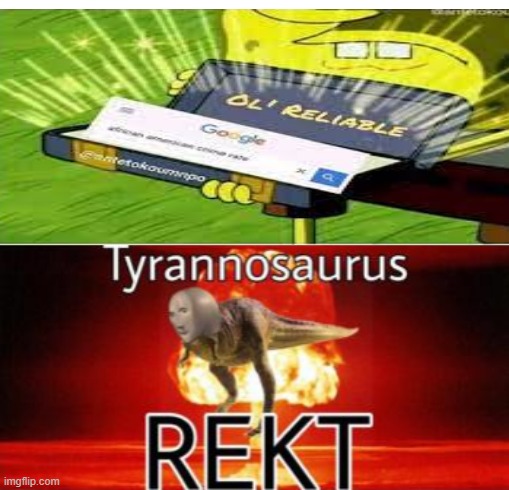 BOIIIIIIIII | image tagged in tyrannosaurus rekt | made w/ Imgflip meme maker