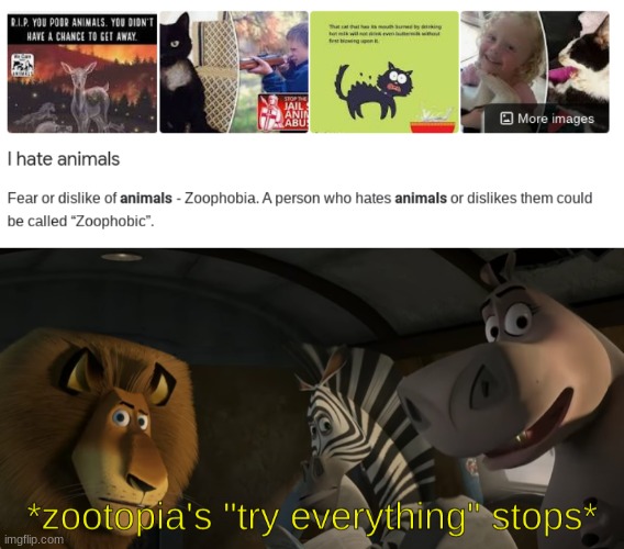 image tagged in mg2 zootopia 's try everything stops | made w/ Imgflip meme maker