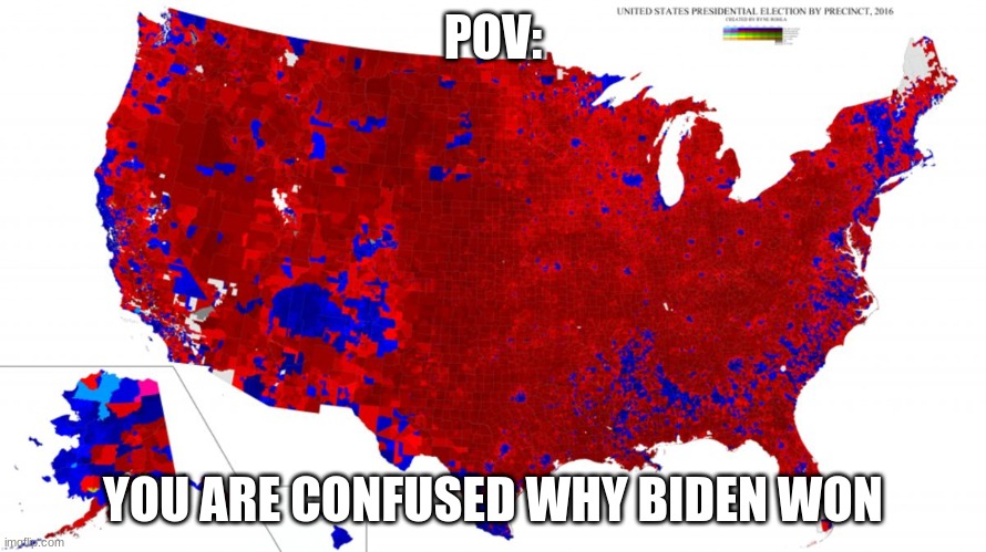 TRUMP | POV:; YOU ARE CONFUSED WHY BIDEN WON | image tagged in joe biden,donald trump | made w/ Imgflip meme maker