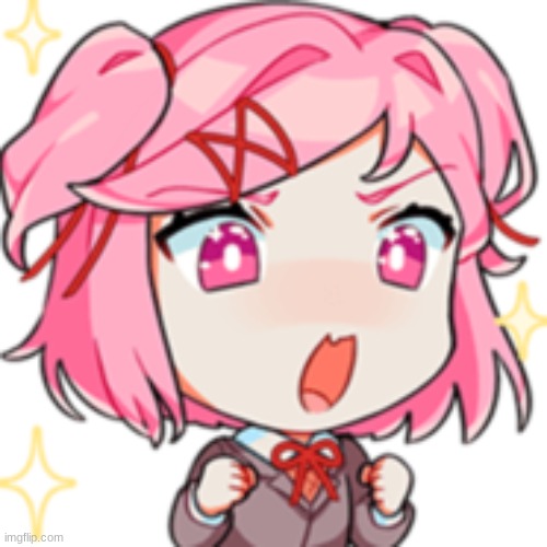 natsuki pog | image tagged in natsuki pog | made w/ Imgflip meme maker