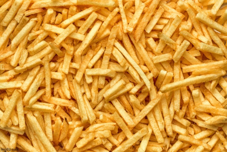 French Fry Famine | image tagged in french fry famine | made w/ Imgflip meme maker
