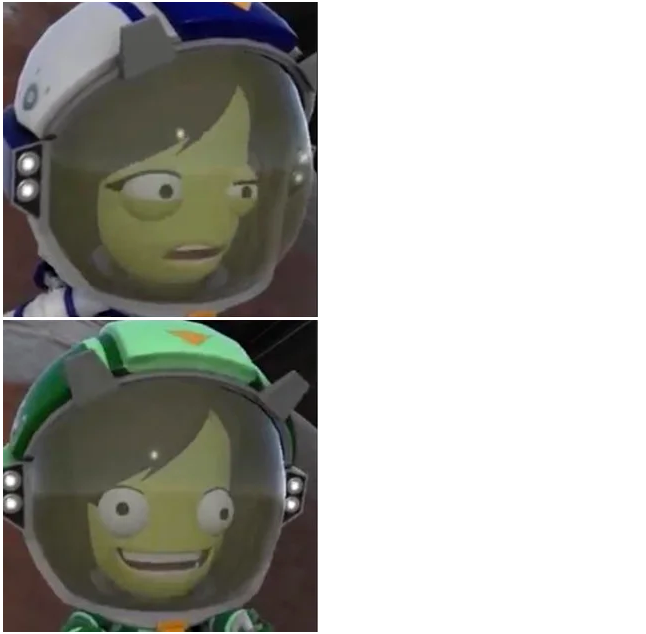 High Quality Kerbal Confusion Blank Meme Template