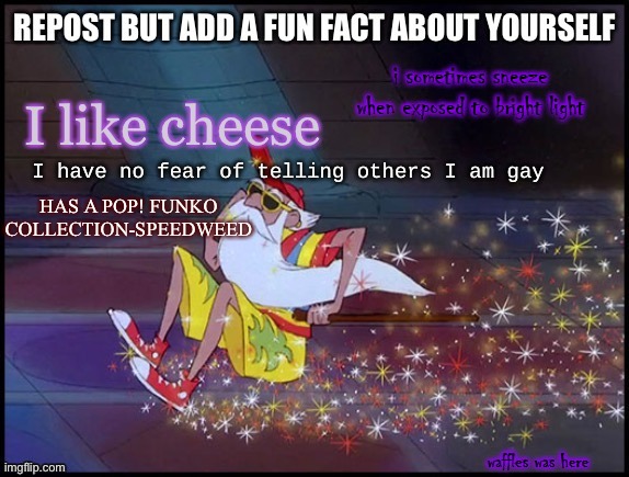 E | HAS A POP! FUNKO COLLECTION-SPEEDWEED | image tagged in repost | made w/ Imgflip meme maker