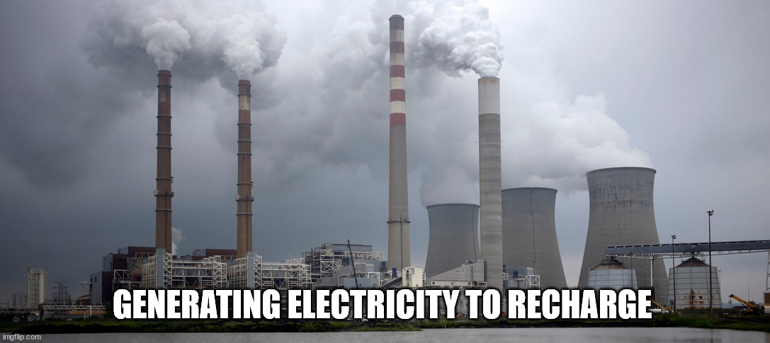 GENERATING ELECTRICITY TO RECHARGE | made w/ Imgflip meme maker
