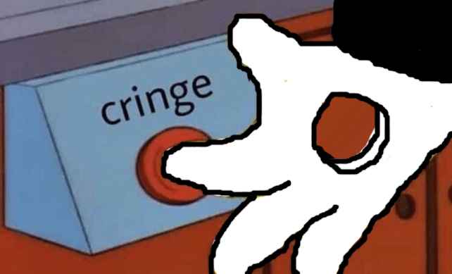 High Quality Gaster Cringe Button Blank Meme Template