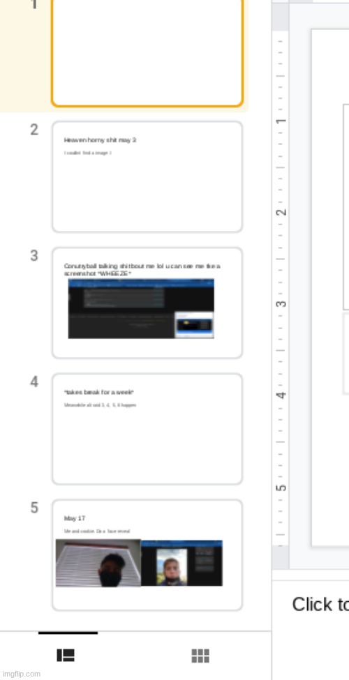 sneak peek at the documents theres like 20 more slides *WHEEZE* | made w/ Imgflip meme maker