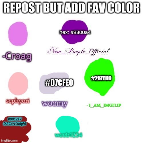 hehe lol | weeb1234 | image tagged in repost but add fav color | made w/ Imgflip meme maker