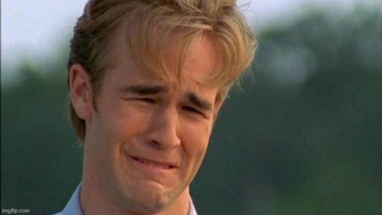 crying dawson | made w/ Imgflip meme maker