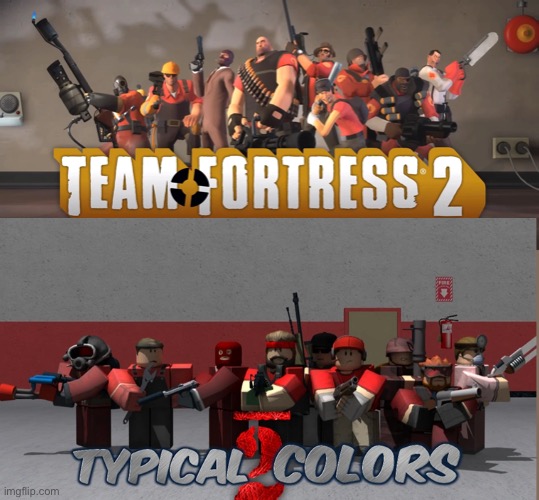 Paula  Can you tell the difference with tf2 and the Roblox one | made w/ Imgflip meme maker