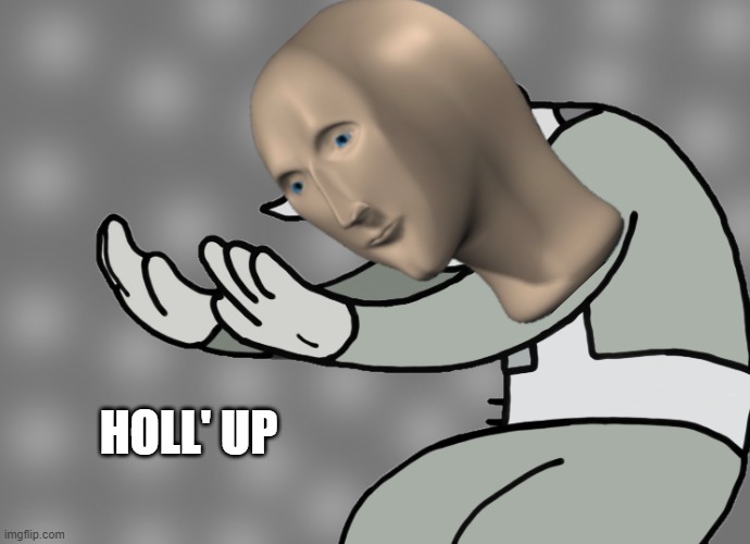 Hol up | HOLL' UP | image tagged in hol up | made w/ Imgflip meme maker