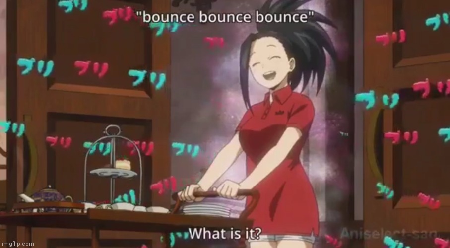 Yaomomo serves | image tagged in my hero academia | made w/ Imgflip meme maker