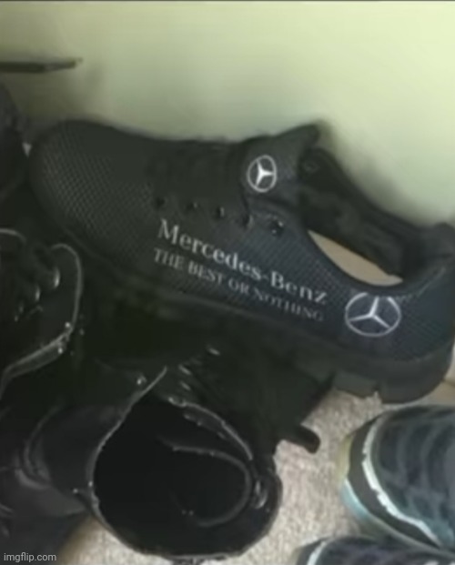 Mercedes Shoes | image tagged in mercedes,shoes | made w/ Imgflip meme maker