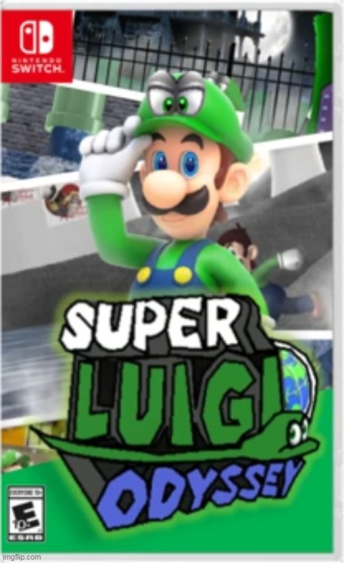Super Luigi Odyssey | image tagged in luigi,odyssey,superluigi,omg you are reading tags | made w/ Imgflip meme maker