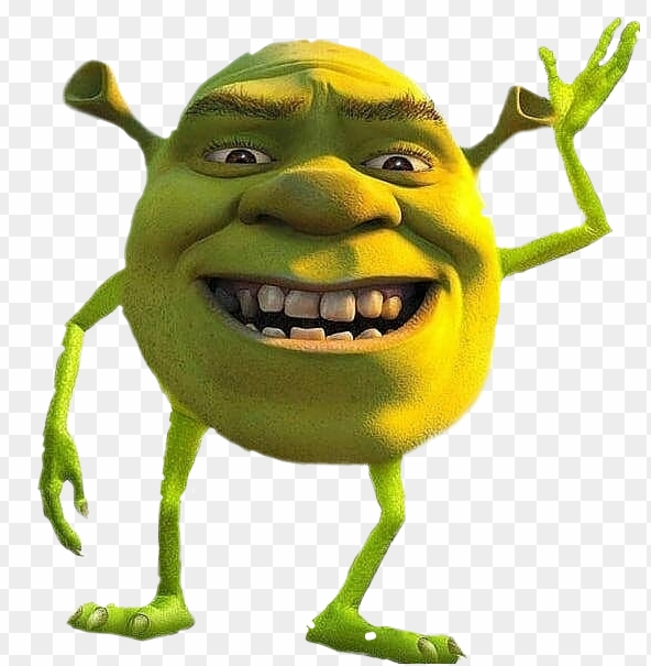 High Quality Shrek Wazowski Blank Meme Template