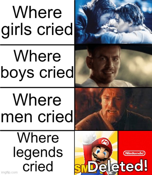 RIP SML (OG) | image tagged in where legends cried format,sml,sad,mario | made w/ Imgflip meme maker