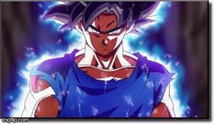 goku ui 3 | image tagged in gifs,goku | made w/ Imgflip images-to-gif maker
