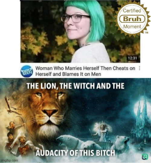 F***ing Karen. | image tagged in the lion the witch and the audacity of this bitch,karen,bruh,bruh moment,certified bruh moment,bruhh | made w/ Imgflip meme maker