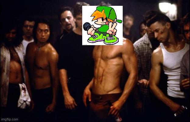 Fight Club Template  | image tagged in fight club template | made w/ Imgflip meme maker