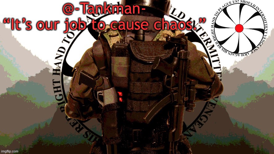 Ssssuususu | image tagged in tankman chaos insurgency template | made w/ Imgflip meme maker