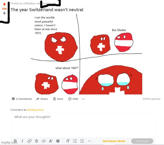 Last time I had that many upvotes, the Odds1out came and learned about Wubbzy (he said What? on my old account) | image tagged in wubbzy,drew dunril,countryballs | made w/ Imgflip meme maker