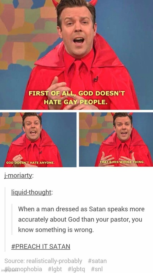 #preach it satan!! | image tagged in preach it satan | made w/ Imgflip meme maker