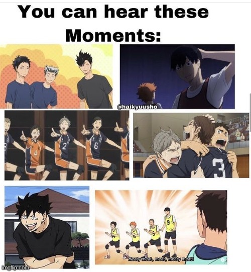 i can | image tagged in haikyuu,memes | made w/ Imgflip meme maker