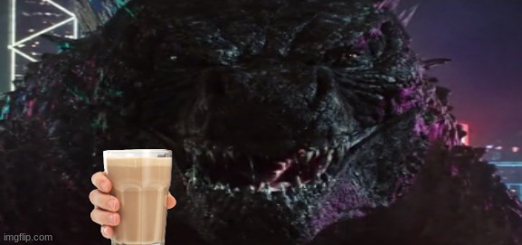 Godzilla Happy Blank Meme Template