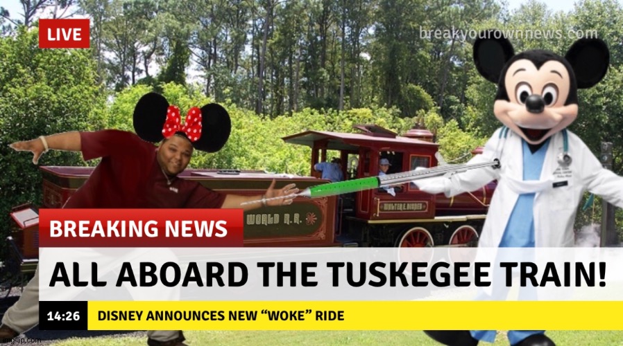 Disney’s New Woke Ride | image tagged in covid-19,vaccines,bill gates loves vaccines,mickey mouse | made w/ Imgflip meme maker