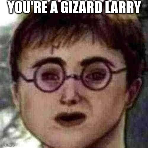 YOU'RE A GIZARD LARRY | made w/ Imgflip meme maker