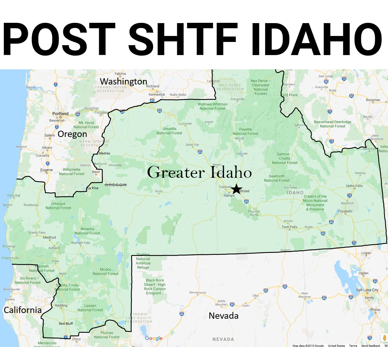 Post SHTF Idaho | POST SHTF IDAHO | image tagged in civil war | made w/ Imgflip meme maker