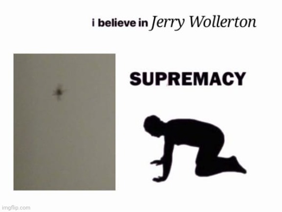 I showed someone a picture of a spider and they made this (they named him Jerry) | made w/ Imgflip meme maker